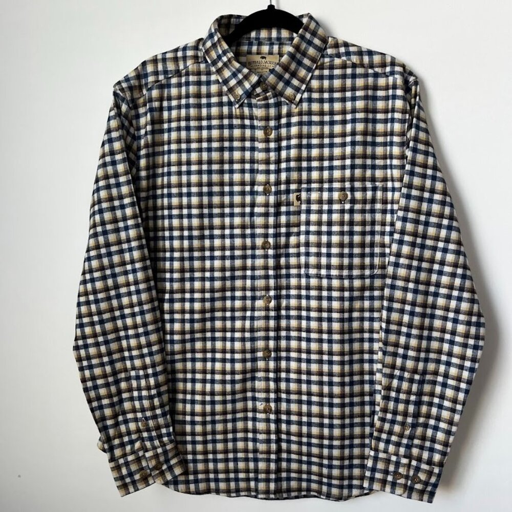 Buffalo Jackson | Mens Plaid Corduroy Shirt New Size M